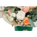 květinový box růží a karafiátů